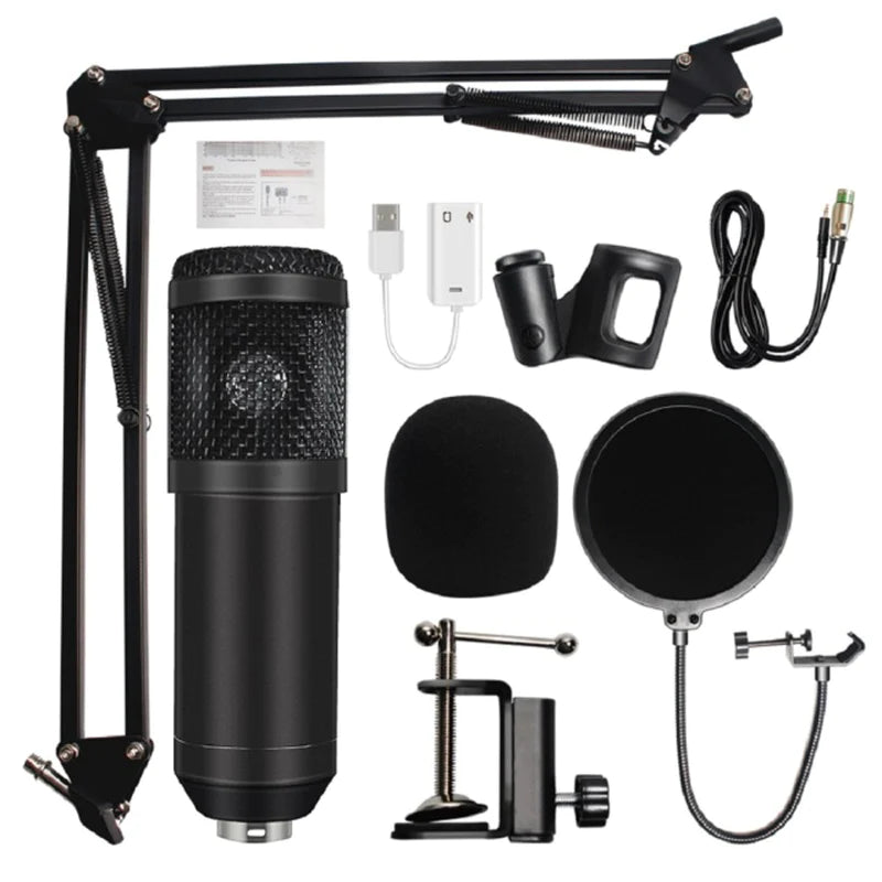 Professional Bm 800 Condenser Microphone 3.5Mm Wired Bm-800 Karaoke BM800 Recording Microphone for Computer Karaoke KTV